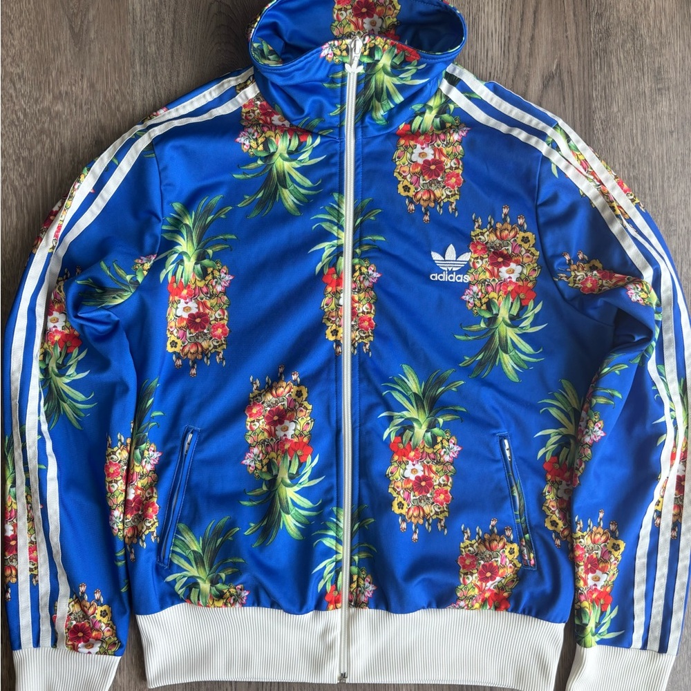 Rare Adidas x Farm Rio Floral Pineapple Track Jacket - Picture 3 of 9